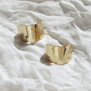 2 Vintage Brass Clips